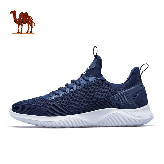 CAMEL Men's Running Shoes Lightweight Off-white Comfortable Men Sneakers Men Breathable Sport Shoes For Outdoor Sports