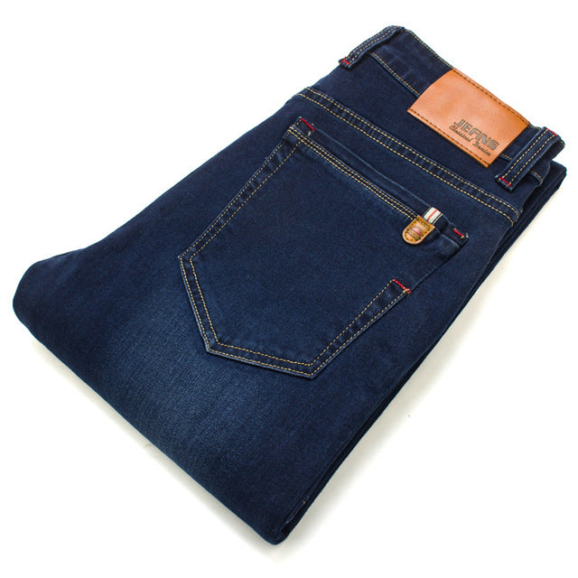 2018 New Autumn Winter Jeans Men High Quality Famous Brand Denim trousers soft mens pants men's fashion Large Big size 40 42 44