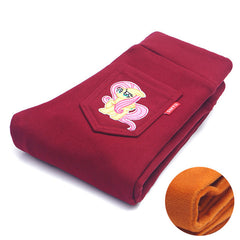 2017 Fashion Winter Children's Clothing Skinny Full Length Thicken Trousers Casual Pencil Girls Leggings Girl Pants Wholesale