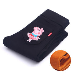 2017 Fashion Winter Children's Clothing Skinny Full Length Thicken Trousers Casual Pencil Girls Leggings Girl Pants Wholesale