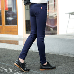 2017 Fashion Winter Children's Clothing Skinny Full Length Thicken Trousers Casual Pencil Girls Leggings Girl Pants Wholesale