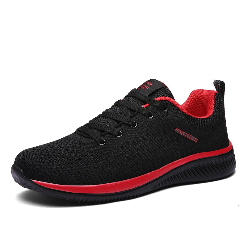 Lightweight Summer Outdoor Sports Shoes Men Sneakers Comfortable white Jogging Mesh Tennis lace up Race Running Shoes Men flats