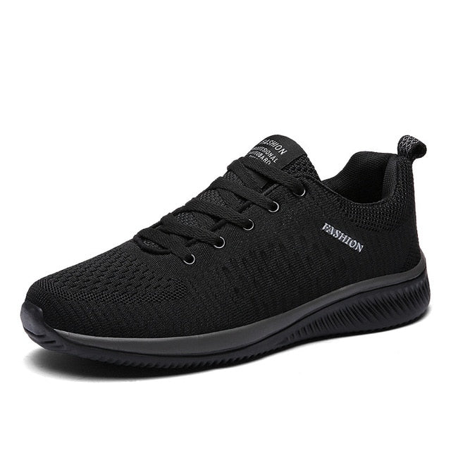 Lightweight Summer Outdoor Sports Shoes Men Sneakers Comfortable white Jogging Mesh Tennis lace up Race Running Shoes Men flats