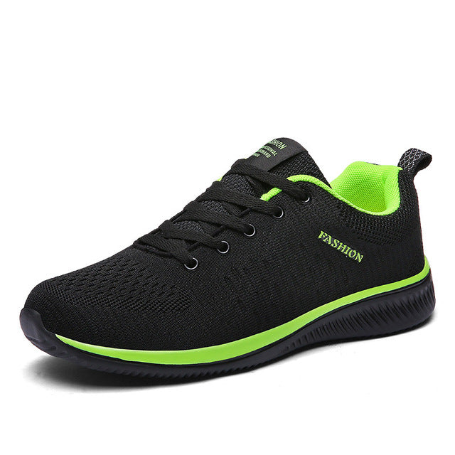 Lightweight Summer Outdoor Sports Shoes Men Sneakers Comfortable white Jogging Mesh Tennis lace up Race Running Shoes Men flats