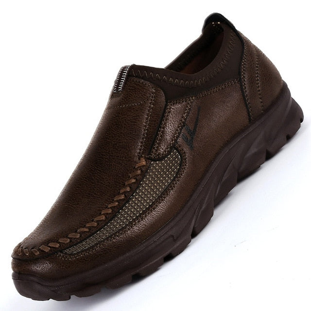 Hot Sale Winter Shoes Men Slip-On Breathable Soft-Soled Fashion Casual Light Flat Men'S Loafers Luxury Brand Flats Male Shoe