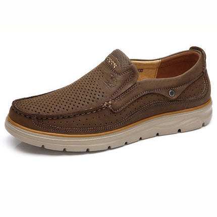 CAMEL Genuine Leather Men Casual Shoes Comfortable Fashion Footwear Soft Cowhide Male Man Shoes mocassin cuir homme