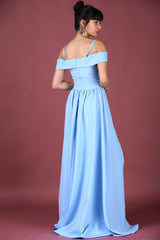 Ice Blue Evening Dress