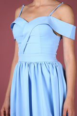 Ice Blue Evening Dress