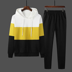 LBL Winter Tracksuits Men Set Bodybuilding 2018 Sporting Mens Sweatpants Striped Sweatshirts Sets Thick Track Suit Male Clothing