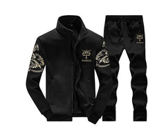 Autumn Sweatshirt Set Man Clothing 2018 Two Piece Sets Men Long Sleeve Zipper Jacket SweatPants TrackSuit Male Brand Clothing