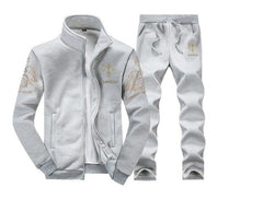 Autumn Sweatshirt Set Man Clothing 2018 Two Piece Sets Men Long Sleeve Zipper Jacket SweatPants TrackSuit Male Brand Clothing