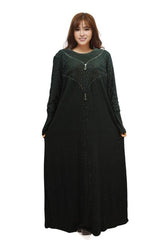 Muslim Women Long Sleeve Arab Black Abaya Islamic Clothing Patchwork Kaftan Robe Turkish Abaya High Quality Dress