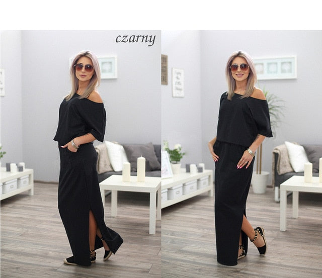 2019 Summer Dress Short Sleeve Maxi Robe Femme Dress Sexy Dress Vestidos Club Party Dresses Elegance Vestidos De Festa