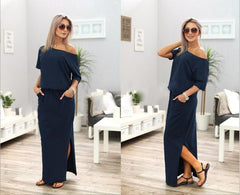 2019 Summer Dress Short Sleeve Maxi Robe Femme Dress Sexy Dress Vestidos Club Party Dresses Elegance Vestidos De Festa