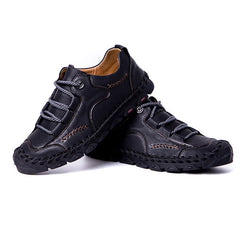 2019 Spring Men Shoes Leather Men Casual Shoes Comfortable Non-slip Fashion Brand Male Shoes A871