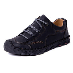2019 Spring Men Shoes Leather Men Casual Shoes Comfortable Non-slip Fashion Brand Male Shoes A871