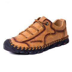 2019 Spring Men Shoes Leather Men Casual Shoes Comfortable Non-slip Fashion Brand Male Shoes A871