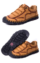 2019 Spring Men Shoes Leather Men Casual Shoes Comfortable Non-slip Fashion Brand Male Shoes A871