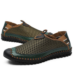 New Men's Casual Shoes Summer Breathable Mesh Men's Shoes Men Fashion Loafers Soft Comfortable Flats Zapatos Hombre  Size 38-48