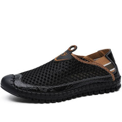 New Men's Casual Shoes Summer Breathable Mesh Men's Shoes Men Fashion Loafers Soft Comfortable Flats Zapatos Hombre  Size 38-48