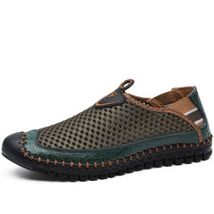 New Men's Casual Shoes Summer Breathable Mesh Men's Shoes Men Fashion Loafers Soft Comfortable Flats Zapatos Hombre  Size 38-48