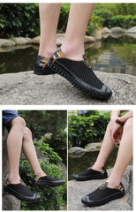 New Men's Casual Shoes Summer Breathable Mesh Men's Shoes Men Fashion Loafers Soft Comfortable Flats Zapatos Hombre  Size 38-48